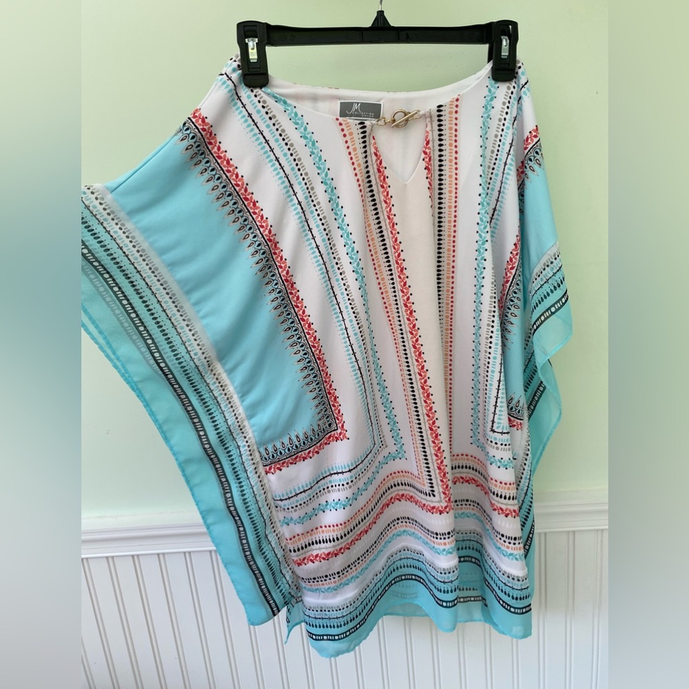 Poncho Style Blouse